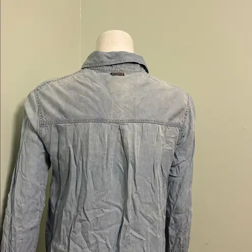 Billabong  Got The Blues Chambray Shirt Dress