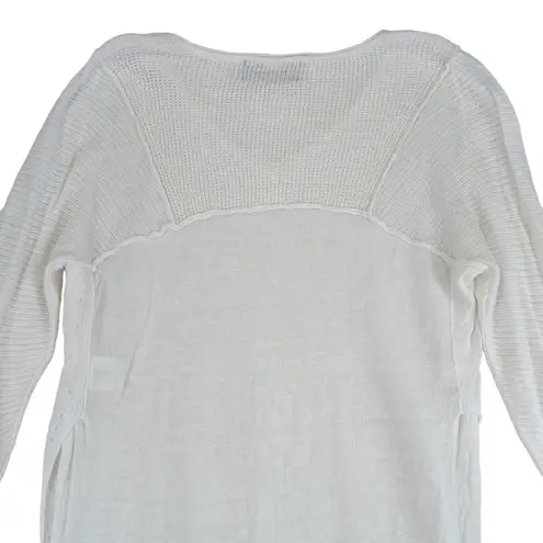 LINE 100% Linen White V