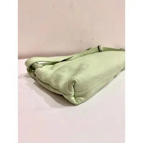 NWT Elk Rectangular Apple Green Shelter Shoulder CrossbodyHandbag