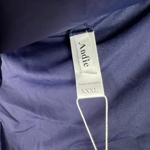 ANDIE NWT Swim The Banded Cheeky Bottom Bikini Bottoms Flat Navy Size XXXL NEW