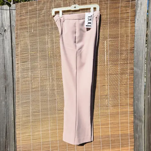 NEW Because of Alice BOA Wide Leg Suit Trousers Dusty Rose M Pink Size M