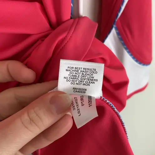 Peter Millar UPF 50+ Quarter Zip Long Sleeve Shirt Golf Women’s Size Medium Pink