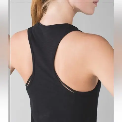 Lululemon NWT  Superb Tank Black Lightweight Racerback Size 10‎