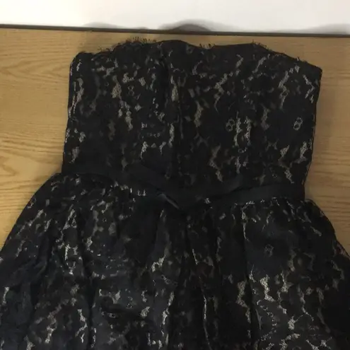 Neiman Marcus New Womens Blck/Tan Lacey Dress Size 6