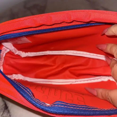 NEW Vintage 80s Prince Tennis Fanny Pack Belt Waist Hip Bag Neon Red Blue Retro