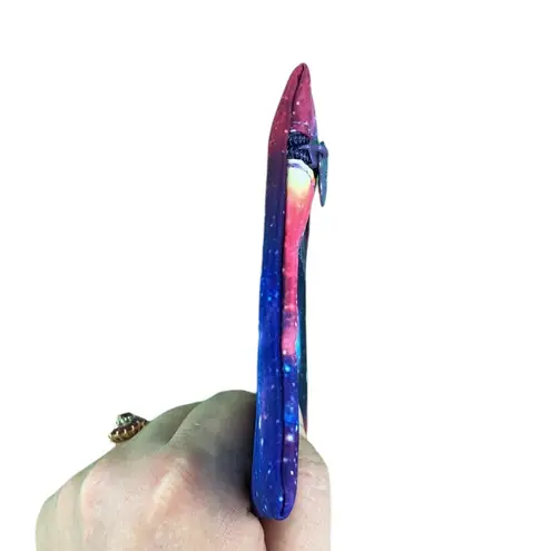 Ipsy Pink and Blue Galaxy Print Zippered Makeup Pouch