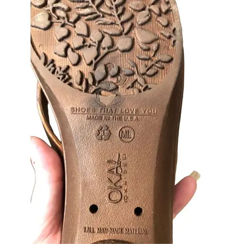 OKA B Women's Flip Flop Sandal Marian Copper