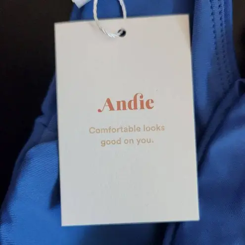 Blue Strapless Bikini Top Blue Swim Top NWT Size Medium Blue Andie Top