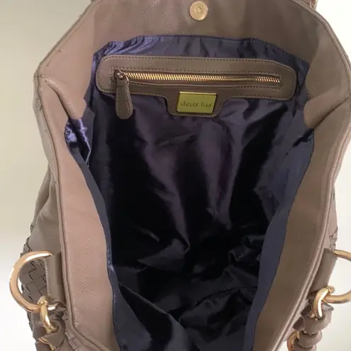 Deux Lux Dark Taupe Vegan Leather Bag