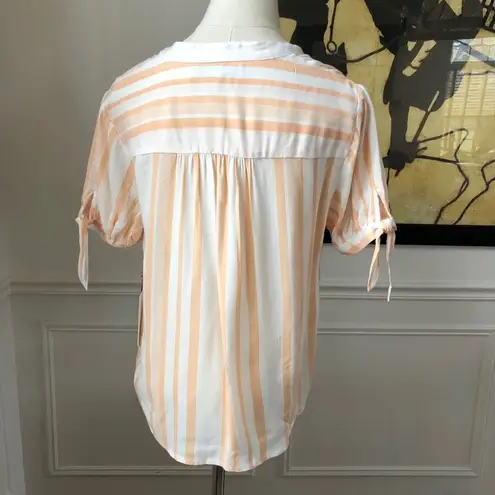NWT The Good Jane Sun Ray Bow Top Peach S Orange