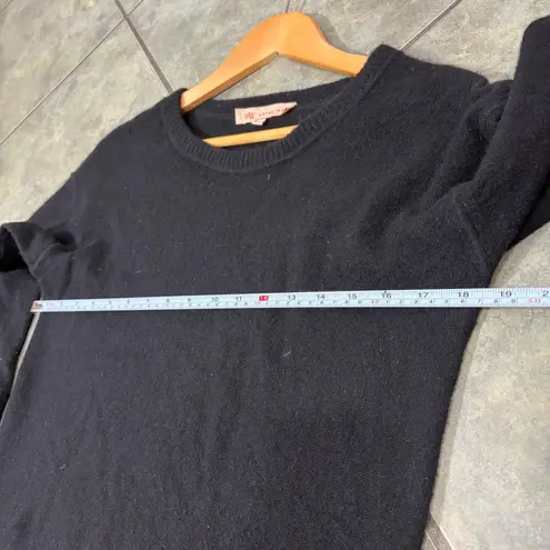 WYTHE NY Black Cashmere Long Sleeve Sweater Dress Sz S Soft Casual Grunge Whimsy