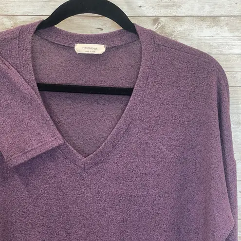 Heimious Women S Sweater Purple V