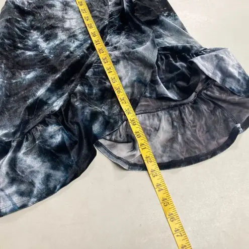 CEST 1946 Blue Tie Dyed Ruffle Dress Size Small Blue