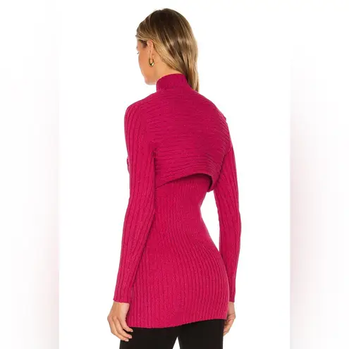 Torn By Ronny Kobo Ronny Kobo Garner Knit Top Fuchsia Multi