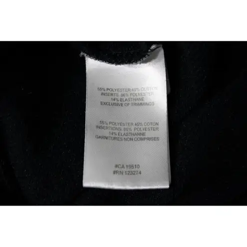 Lole Women’s Black Sika Dress Large Sweatshirt Material Zipper Detail Casual