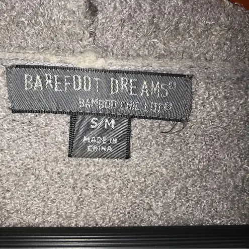 Barefoot Dreams Black & Tan Ombre Cozychic Lite Calypso Wrap Waterfall Cardigan