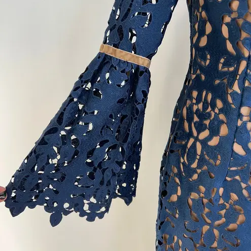 Alexia Admor Alexia Admore Off The Shoulder Lace Dress Navy Blue