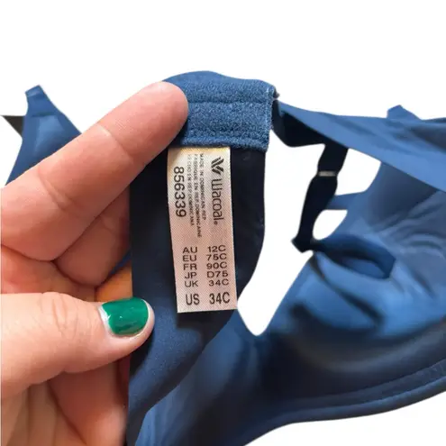 Wacoal 856339 Comfort First Wire Free T-Shirt Bra Navy Blue Size 34C