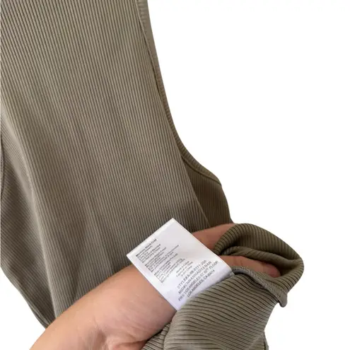 ANINE BING Morgan Ribbed Tank in Green