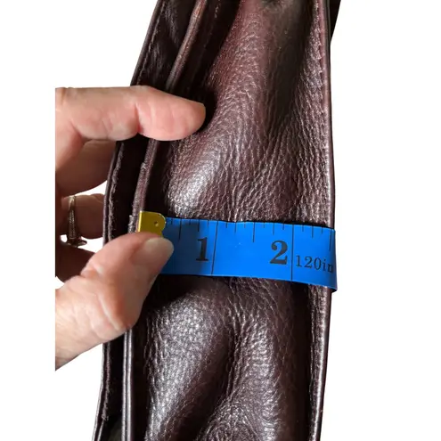 Chocolate Brown Leather Crossbody Bag Quiet Luxury Artisan Made‎ in India