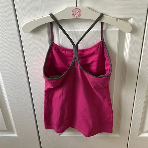 Lululemon  Power Y Tank in Pink and Gray