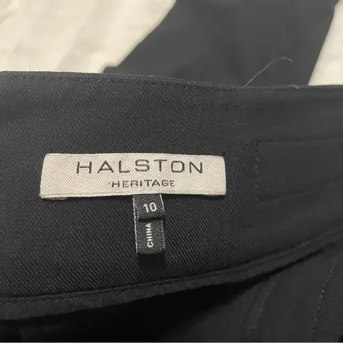 Halston Heritage 💙💖 Black Curved Hem Dress Pants
