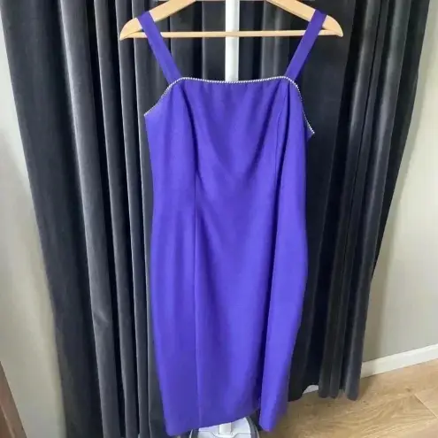 Alex Evenings ROYAL BLUE MOTHER OF THE BRIDE DRESS AND JACKET WITH JEWELS 10P