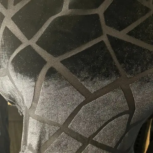 Black Plus Size Bodycon/ Mini/ Party/ Assymmetrical Zip Dress Black