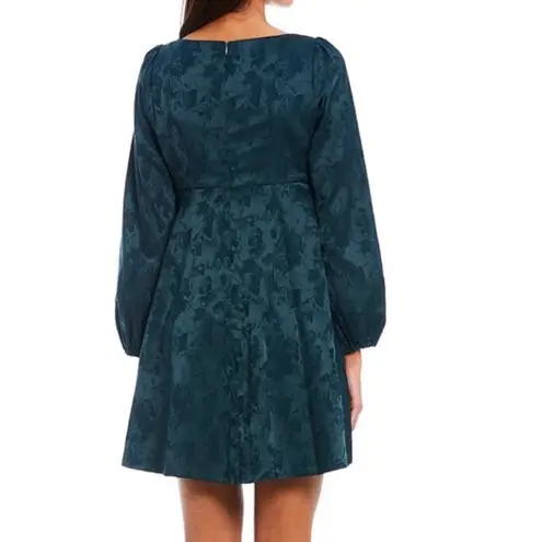 Sachin + Babi NWT Marble Textured Jacquard Square Neck Long Puff Sleeve $215MSRP - Image 2