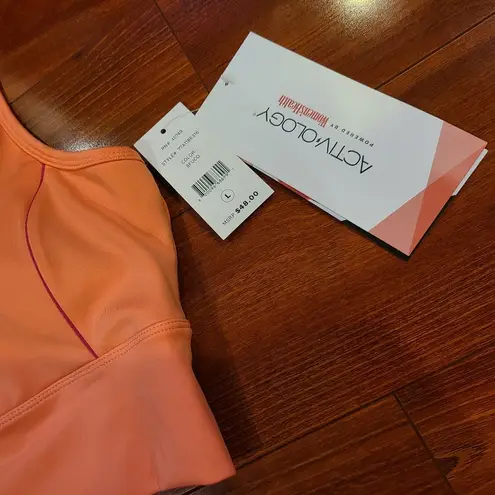 Activology Orange Sports Bra Size Large