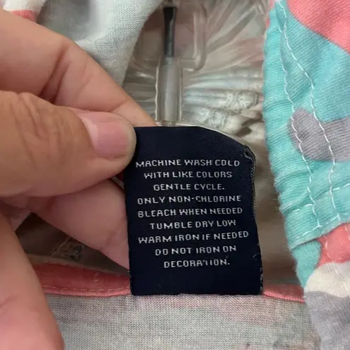 Bleecker n Mercer Sz L Cover Up Midi Dress Camo Pullover Hoodie Kangaroo Pocket Pink Size L