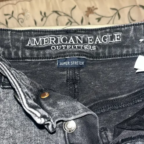 American Eagle , black jeans skirt