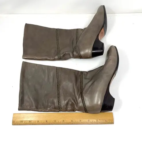 36.5 Vintage leather boots purchased in Paris, made in Italy, size