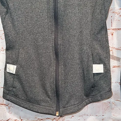 Helly Hansen Jacket Women XS Gray Full Zip Track Jacket Training Activewear Vali - Image 3