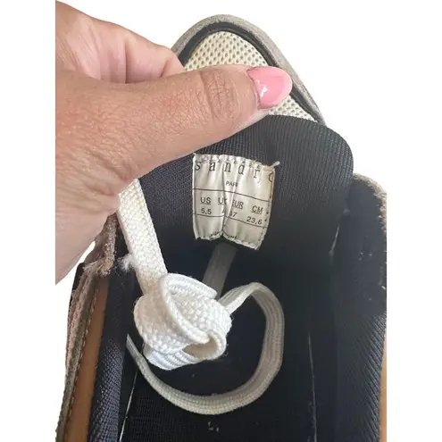 SANDRO Paris Women’s Flame Trainers Sneakers Size 5.5 Blue