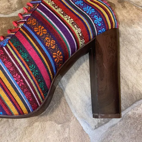 Serape Mexican Blanket Print Lita Style Lace