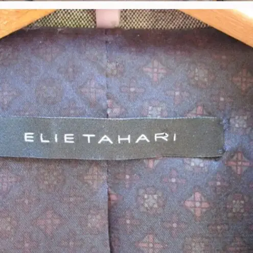 Elie Tahari Brown Wool Blazer