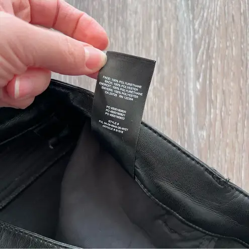 Wilfred  the Melina faux leather pants black ankle straight women’s 8 (small flaw