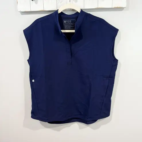 FIGS  Rafaela Oversized Scrub Top Navy Size S NWT - Image 1