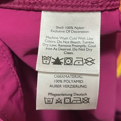 Eddie Bauer  Magenta Travex Lightweight Windbreaker Jacket Size Medium