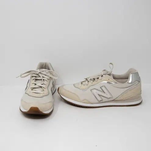 New Balance Sole Sleek Low Top Lace Up Suede Trim Casual Sneakers Shoes Beige 8