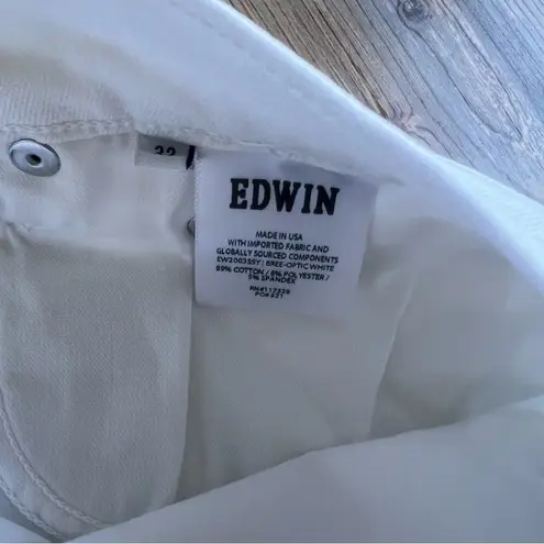 Edwin Endurance Bree Optic White Jeans Size 32 SKU#B24108