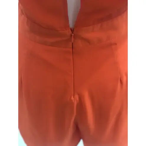 Jealous Tomato Romper~ Orange ~ Size Sm ~ Slit Back ~ Very Cute!