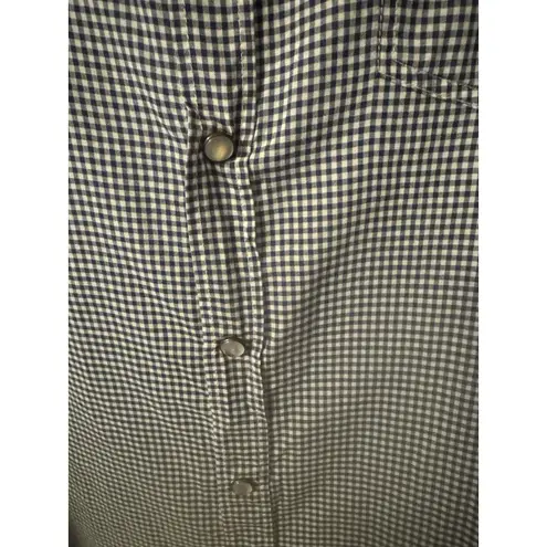 Heritage 1981 Hertige 1981 Women's XL Long Sleeve Gingham Check With Pearl Snaps Shirt