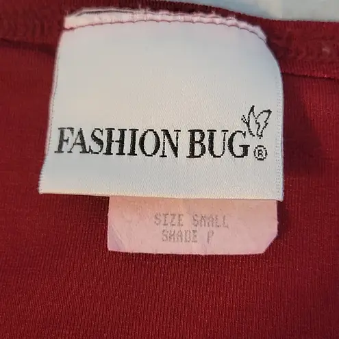 Fashion Bug Maroon Top and Skirt Set Size Small and Medium
