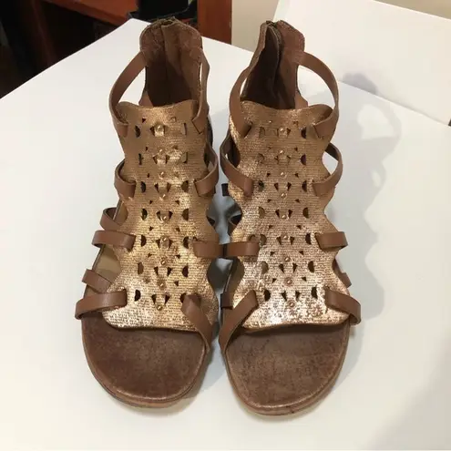 OTBT Bonitas Metallic Gladiator Sandal