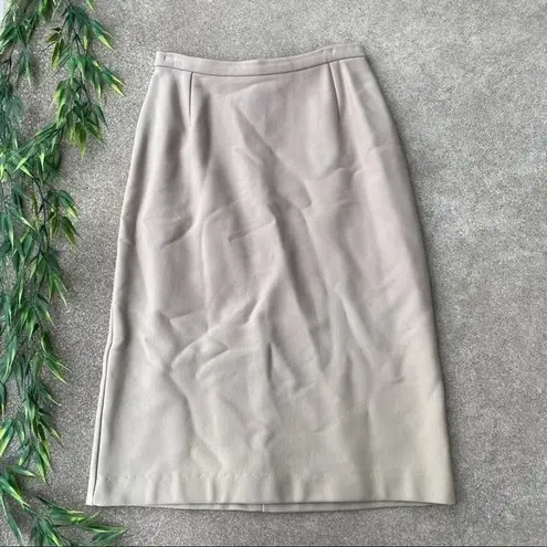 Dolce & Gabbana Pencil Skirt Womens 2 Beige Camel Career