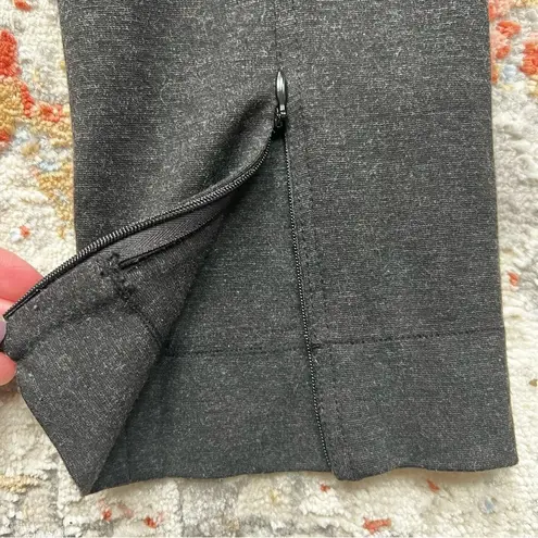 Per Se by Carlisle Charcoal Grey Side Zipper Dress Pants Ankle Zipper Size 10