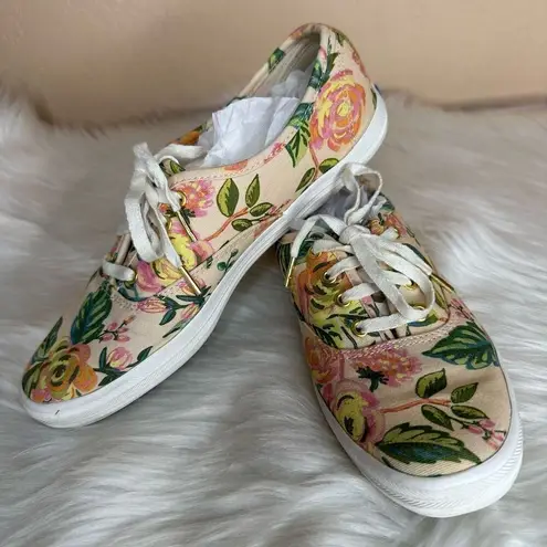 Keds Rifle Paper x  Champion in Jardin Paris Pink Size 6