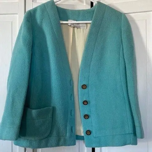 Vintage Filene’s young sophisticate (Juniors) wool and silk pea coat